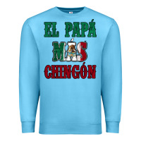 Ocean Blue El Papa Mas Chingon Mexican Flag Premium Sweatshirt - Jasminsmagicworld