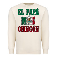 Sandshell El Papa Mas Chingon Mexican Flag Premium Sweatshirt - Jasminsmagicworld