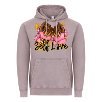 Vintage Zinc Self love pink afro nails Vintage Hoodie - RanaPortraitStore