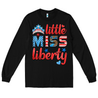 Black little miss liberty Long Sleeve Tee - HRA Design Shop