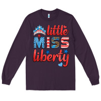 Plum little miss liberty Long Sleeve Tee - HRA Design Shop