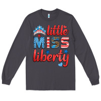 Smoke little miss liberty Long Sleeve Tee - HRA Design Shop