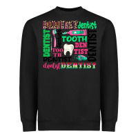 Black dentist tooth Heavyweight Sweatshirt - texasbilliewilder
