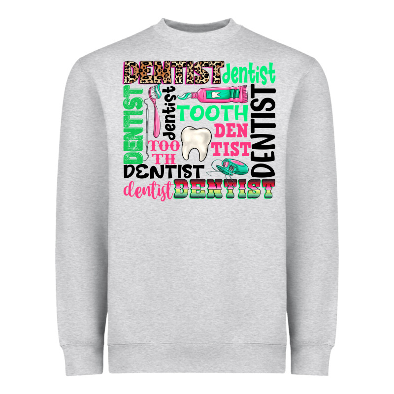 Dentist Tooth Heavyweight Sweatshirt by texasbilliewilder | Teevron