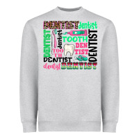 Heather Grey dentist tooth Heavyweight Sweatshirt - texasbilliewilder