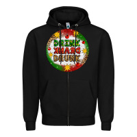 Black Drink Drank Drunk Zipper Hoodie - Artiststas