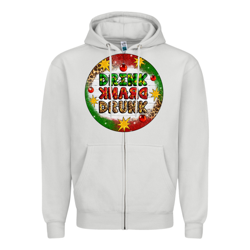 Drink Drank Drunk Zipper Hoodie by Artiststas | Teevron
