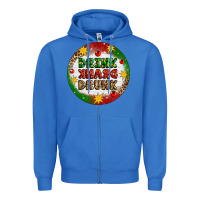 True Royal Drink Drank Drunk Zipper Hoodie - Artiststas