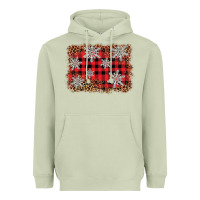 Matcha snowflake background Heavyweight Hoodie - BarkalooDesign