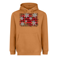 Meerkat snowflake background Heavyweight Hoodie - BarkalooDesign