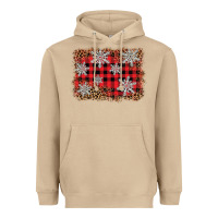 Mushroom snowflake background Heavyweight Hoodie - BarkalooDesign