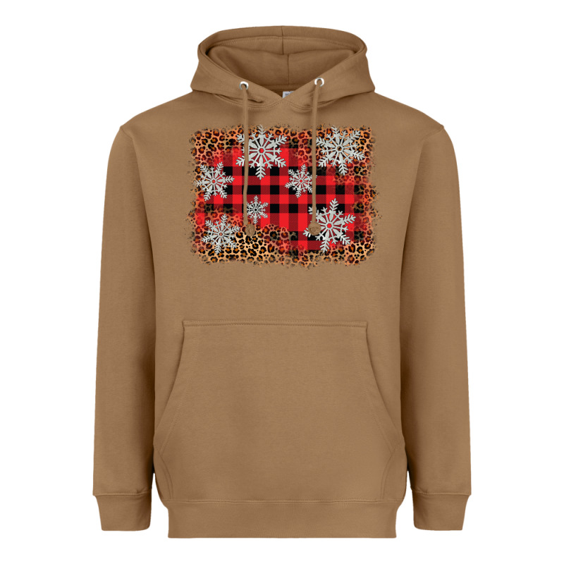 Snowflake Background Heavyweight Hoodie by BarkalooDesign | Teevron