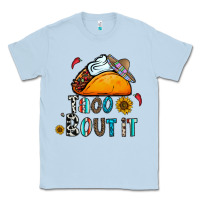 Dusty Blue taco bout it Classic Tee - CowhideDigitalArt