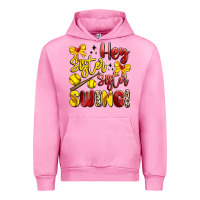 Fuchsia Pink hey sister sister swing softball Urban Hoodie - Artiststas