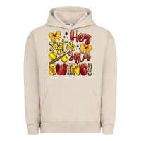 Pigment French Oak hey sister sister swing softball Urban Hoodie - Artiststas