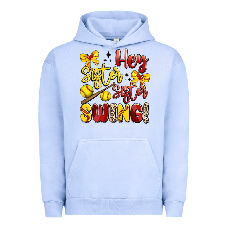Hey Sister Sister Swing Softball Urban Hoodie by Artiststas | Teevron