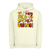 Pigment Pistachio hey sister sister swing softball Urban Hoodie - Artiststas