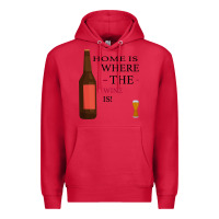 Cardinal HOME IS WHERE THE WINE IS Premium Hoodie - Bettercallsaul