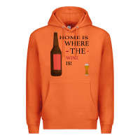 Carrot HOME IS WHERE THE WINE IS Premium Hoodie - Bettercallsaul