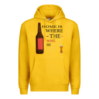 Lemon HOME IS WHERE THE WINE IS Premium Hoodie - Bettercallsaul
