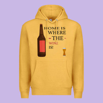 Home Is Where The Wine Is Premium Hoodie Designed By Bettercallsaul
