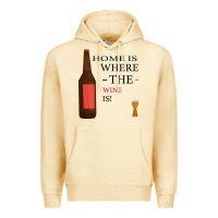 Pina Colada HOME IS WHERE THE WINE IS Premium Hoodie - Bettercallsaul