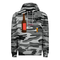 Slate Camo HOME IS WHERE THE WINE IS Premium Hoodie - Bettercallsaul