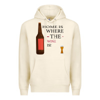 Tofu HOME IS WHERE THE WINE IS Premium Hoodie - Bettercallsaul