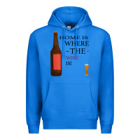 True Royal HOME IS WHERE THE WINE IS Premium Hoodie - Bettercallsaul