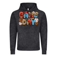 Vintage Black game day baseball Vintage Hoodie - JahusDesignShop
