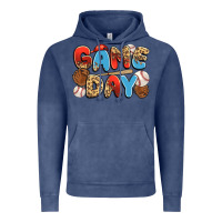 Vintage Denim game day baseball Vintage Hoodie - JahusDesignShop