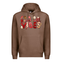 Chestnut baseball vibes Premium Hoodie - MaliasSmallBusiness
