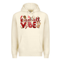 Sandshell baseball vibes Premium Hoodie - MaliasSmallBusiness