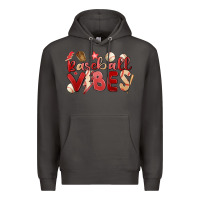 Smoke baseball vibes Premium Hoodie - MaliasSmallBusiness