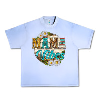 Grape Ice mama vibes with daisies Urban Heavy Tee - texasbilliewilder