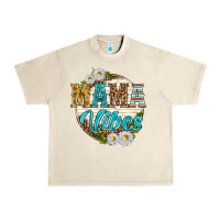 Sandshell mama vibes with daisies Urban Heavy Tee - texasbilliewilder