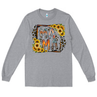 Heather Grey mama western Long Sleeve Tee - RacoonDesign