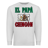 Dove Grey El Papa Mas Chingon Mexican Flag Premium Sweatshirt - Jasminsmagicworld