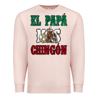 El Papa Mas Chingon Mexican Flag Premium Sweatshirt | Teevron