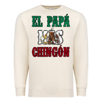 Sandshell El Papa Mas Chingon Mexican Flag Premium Sweatshirt - Jasminsmagicworld