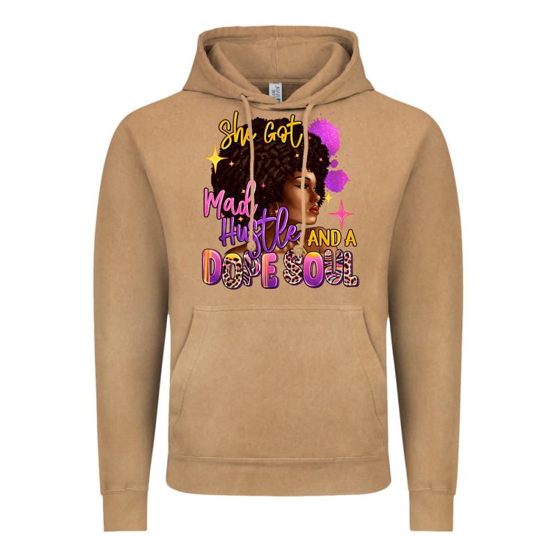 She Got Mad Hustle And A Dope Soul Vintage Hoodie by RanaPortraitStore | Teevron