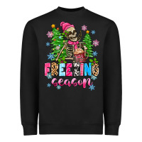 Black freezing season skeleton Heavyweight Sweatshirt - Zillion Design Studio