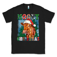 Black mooey christmas heifer Classic Tee - FaDigitalArtStudio