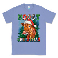 Colony Blue mooey christmas heifer Classic Tee - FaDigitalArtStudio