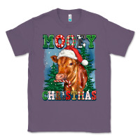 Lavender mooey christmas heifer Classic Tee - FaDigitalArtStudio