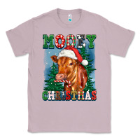 Lilac mooey christmas heifer Classic Tee - FaDigitalArtStudio