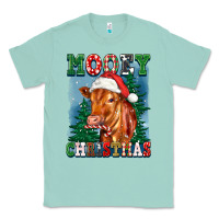 Seafoam mooey christmas heifer Classic Tee - FaDigitalArtStudio