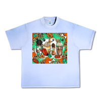 Grape Ice dog coffee cups Urban Heavy Tee - Zillion Design Studio
