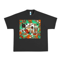 Pigment Black dog coffee cups Urban Heavy Tee - Zillion Design Studio