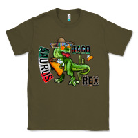 Army Green taco saurus rex Classic Tee - CowhideDigitalArt